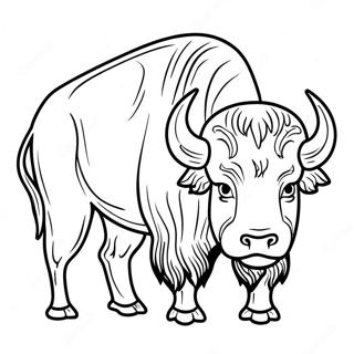 Bison Fargeleggingsark | Bison fargeleggingsside