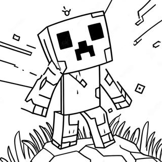 Creeper Minecraft Fargeleggingsark | Minecraft fargeleggingsside