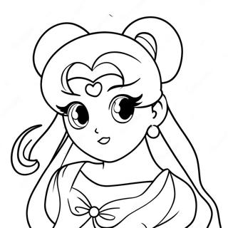 Prinsesse Serenity Sailor Moon Fargeleggingssider