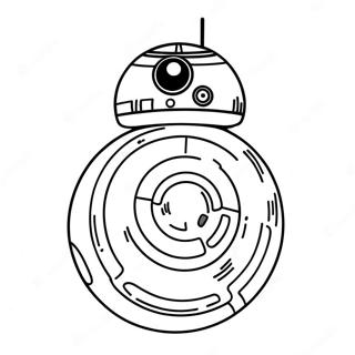 BB8 i et galaktisk eventyr fargeleggingsark | BB8 fargeleggingsside