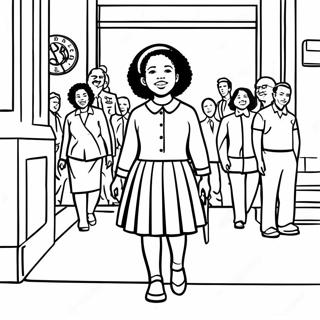 Ruby Bridges Fargeleggingssider