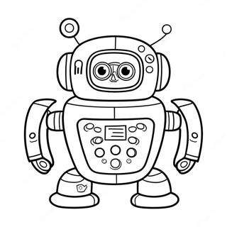 Morsom Koding Robot Fargeleggingsark | Koding fargeleggingsside