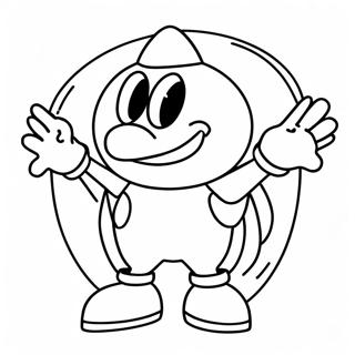 Eggman Fargeleggingsark | Eggmann fargeleggingsside