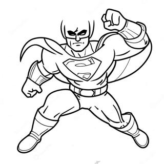 Superflex Hero i aksjon fargeleggingsark | Superflex fargeleggingsside