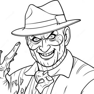 Freddy Krueger Fargeleggingssider