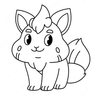 Vulpix Fargeleggingsark | Vulpix fargeleggingsside