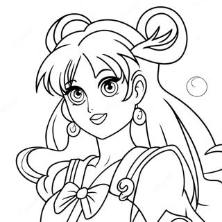 Sailor Pluto fargeleggingsark | Sailor Pluto fargeleggingsside