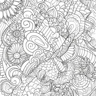 Trippy Illusjon Fargeleggingssider