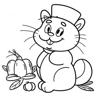 Garfield Thanksgiving Fargeleggingssider