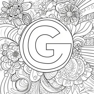 Google Logo Fargeleggingsark | Google fargeleggingsside