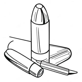 Marker Fargeleggingsark | Marker fargeleggingsside