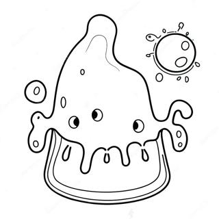Slime Fargeleggingssider