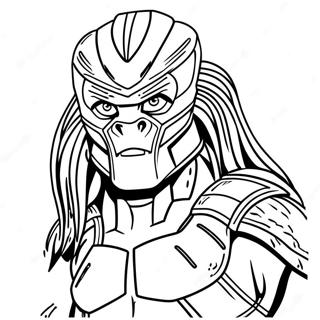 Rovdyr Fargeleggingsark | Predator fargeleggingsside
