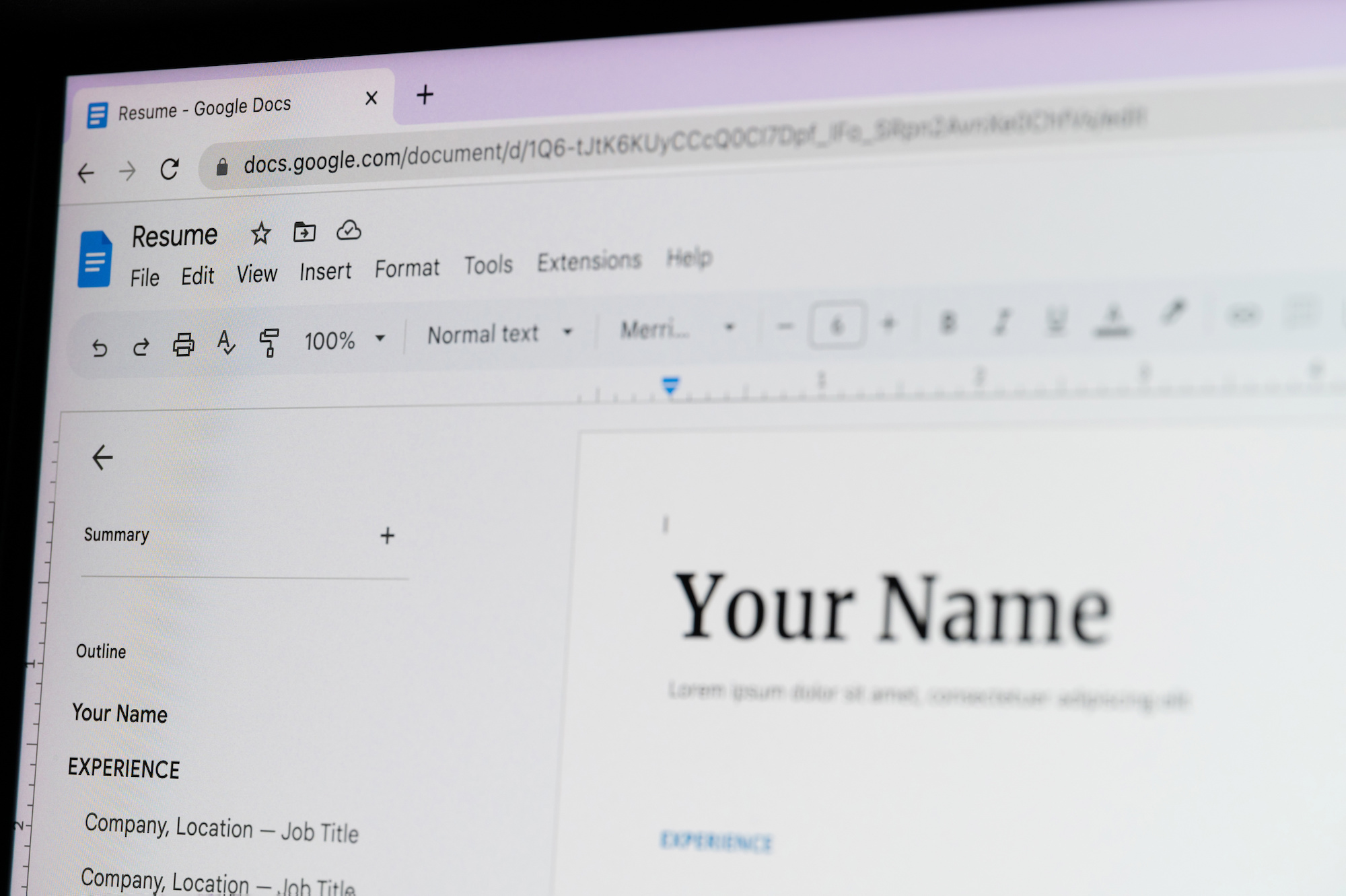Hvordan fjerne bakgrunnsfarge på tekst i Google Docs